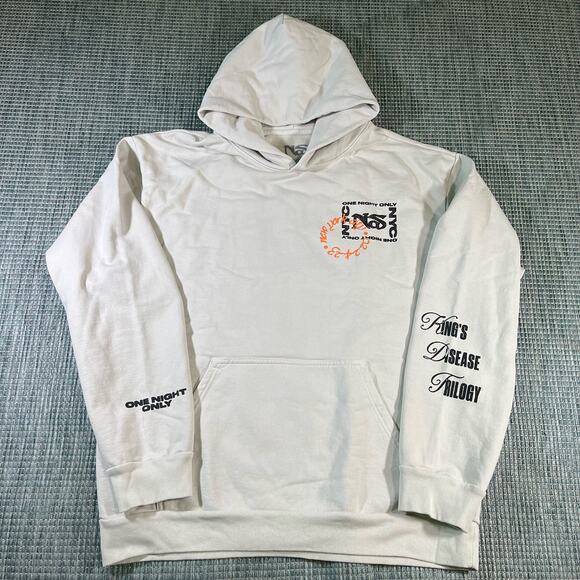 NAS Nasir Jones One night Only New York Tour Pullover Hoodie Adult Sz 2XL New - Picture 1 of 8